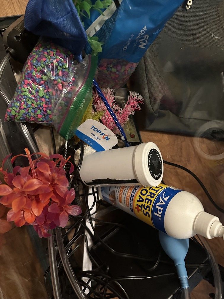 Fish Tank and Accessories $50