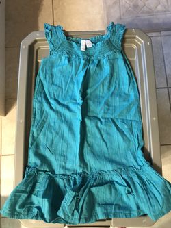 New Old Navy Girls Teal Dress Size S