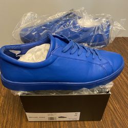 Men’s Michael Kors blue leather sneaker size 11