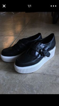 Circus Sam Edelman luxurious leather platform creepers 8
