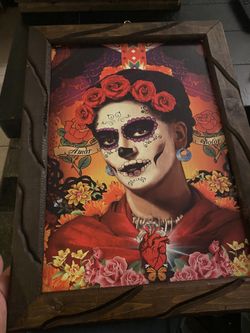 Frida Kahlo Día De Muertos Frame