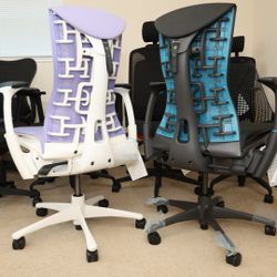 BRAND NEW HERMAN MILLER EMBODY GAMING CHAIRS, OFFICE CHAIRS, DESK CHAIRS 
