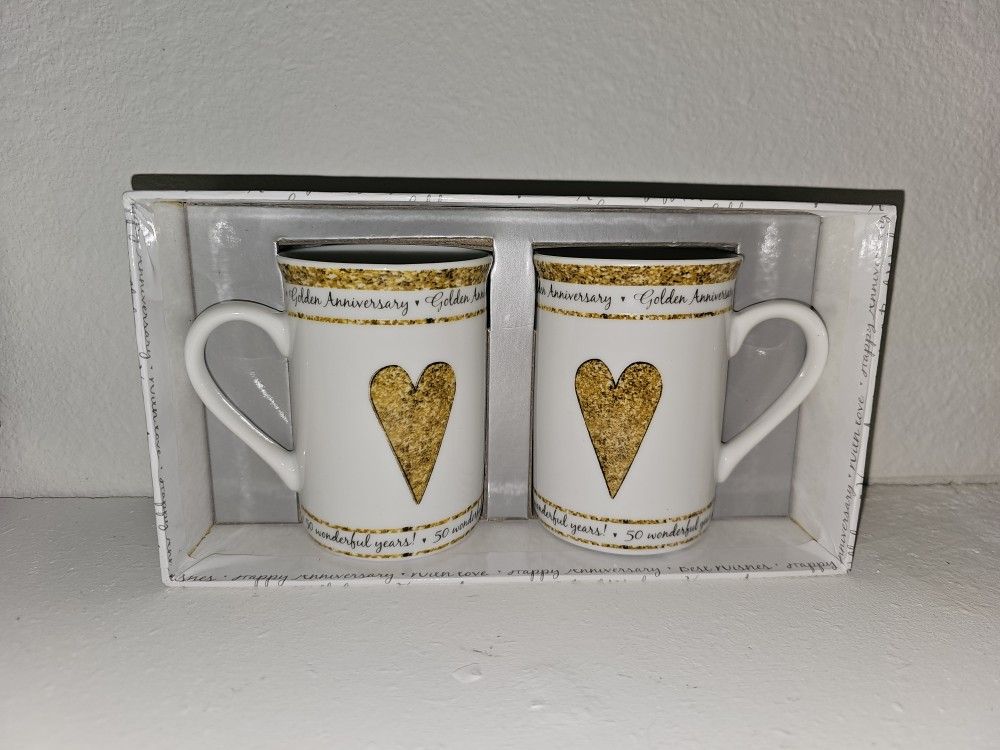 Haysom Interiors Beautifully Designed 50th Golden Wedding Anniversary Set