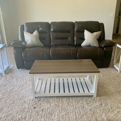 Farmhouse Coffee Table and End Table Set