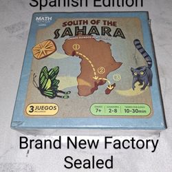 Brand New Factory Sealed South Of The Sahara Story Driven Games (Spanish Version)