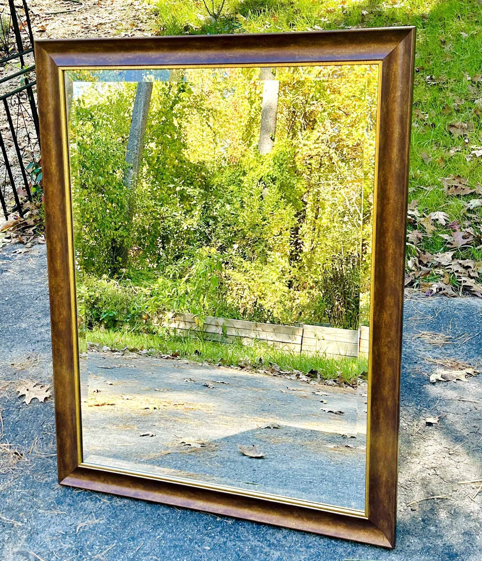 Beveled Large Mirror