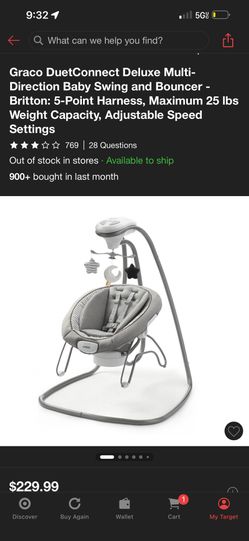 Baby swing/ bouncer