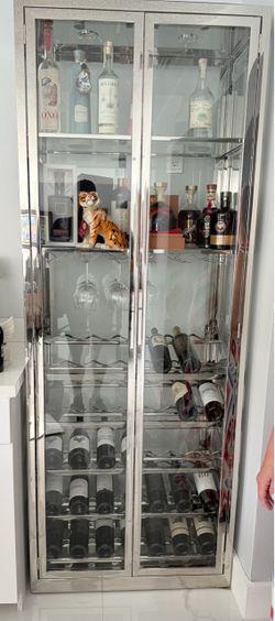 Liquor/ wine glass cabinet