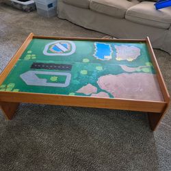 Kidcraft train table activity center wood play set w storage