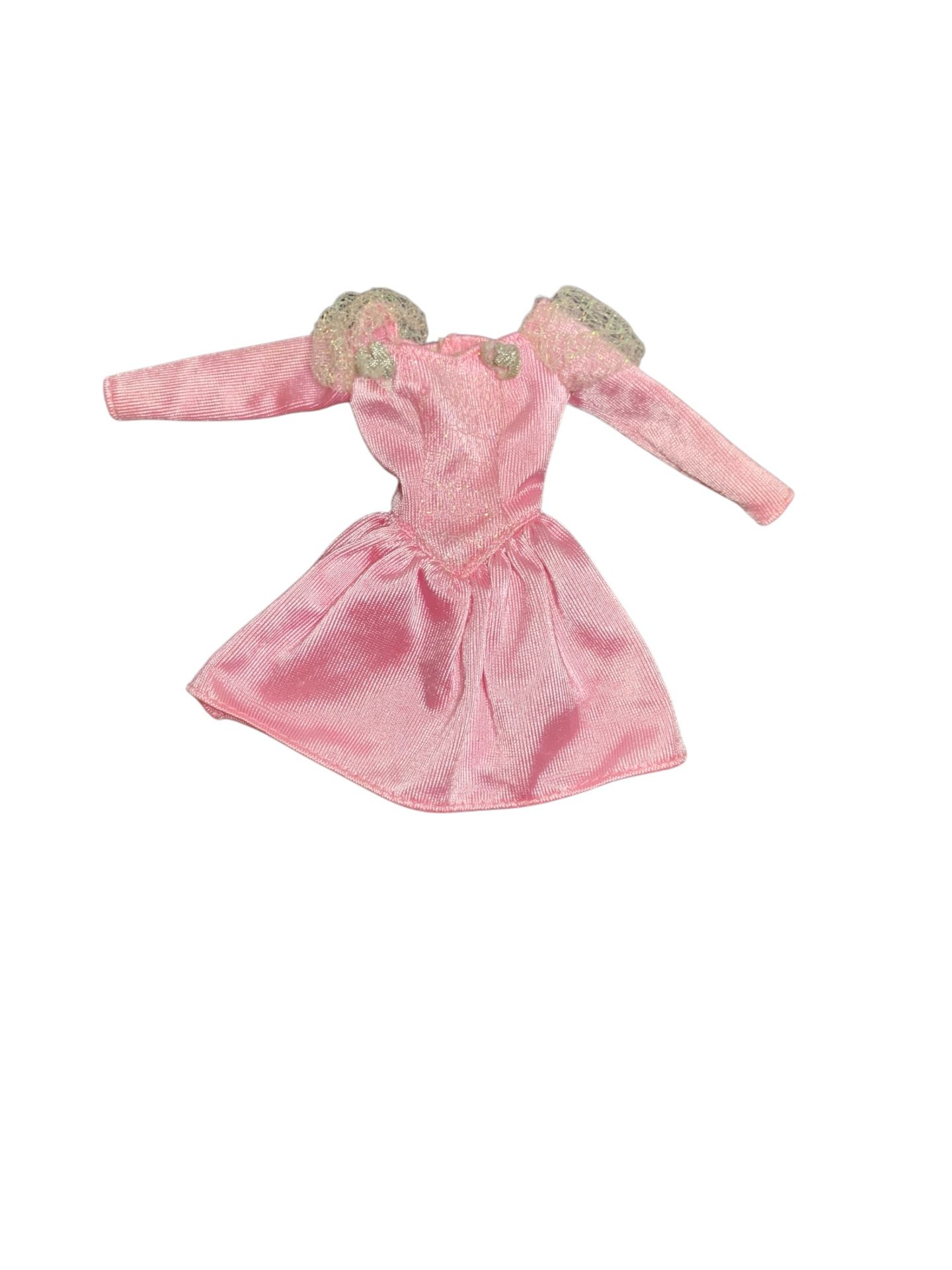 Barbie Doll Sparkle Pretty Fashions Pink Dress