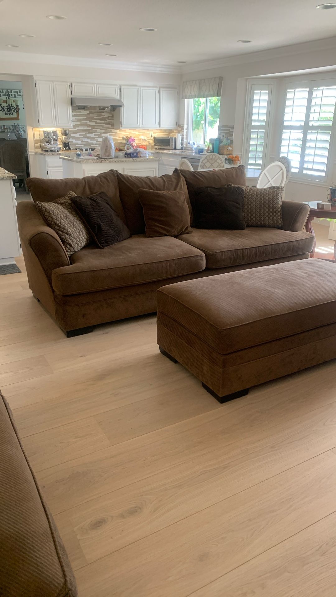8’ Sofa Plus Loveseat