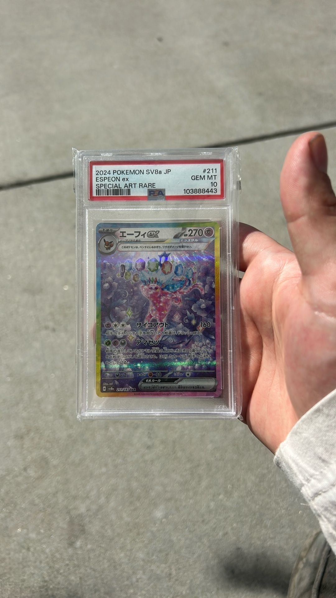 PSA 10 Espeon Japanese