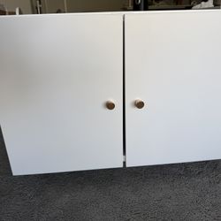 Metal Printer Stand for Office Storage White