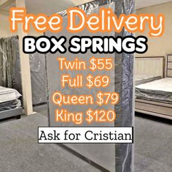 Box Springs  Twin box Full box  Queen box  King box  Bases para colchon  Box spring 