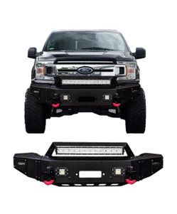 Fits 2018-2020 Ford F150 Steel Front Bumper (Excl. Raptor and Ecoboost) F150-QG03