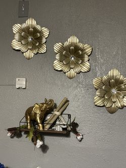 Wall Dec Set Flowers