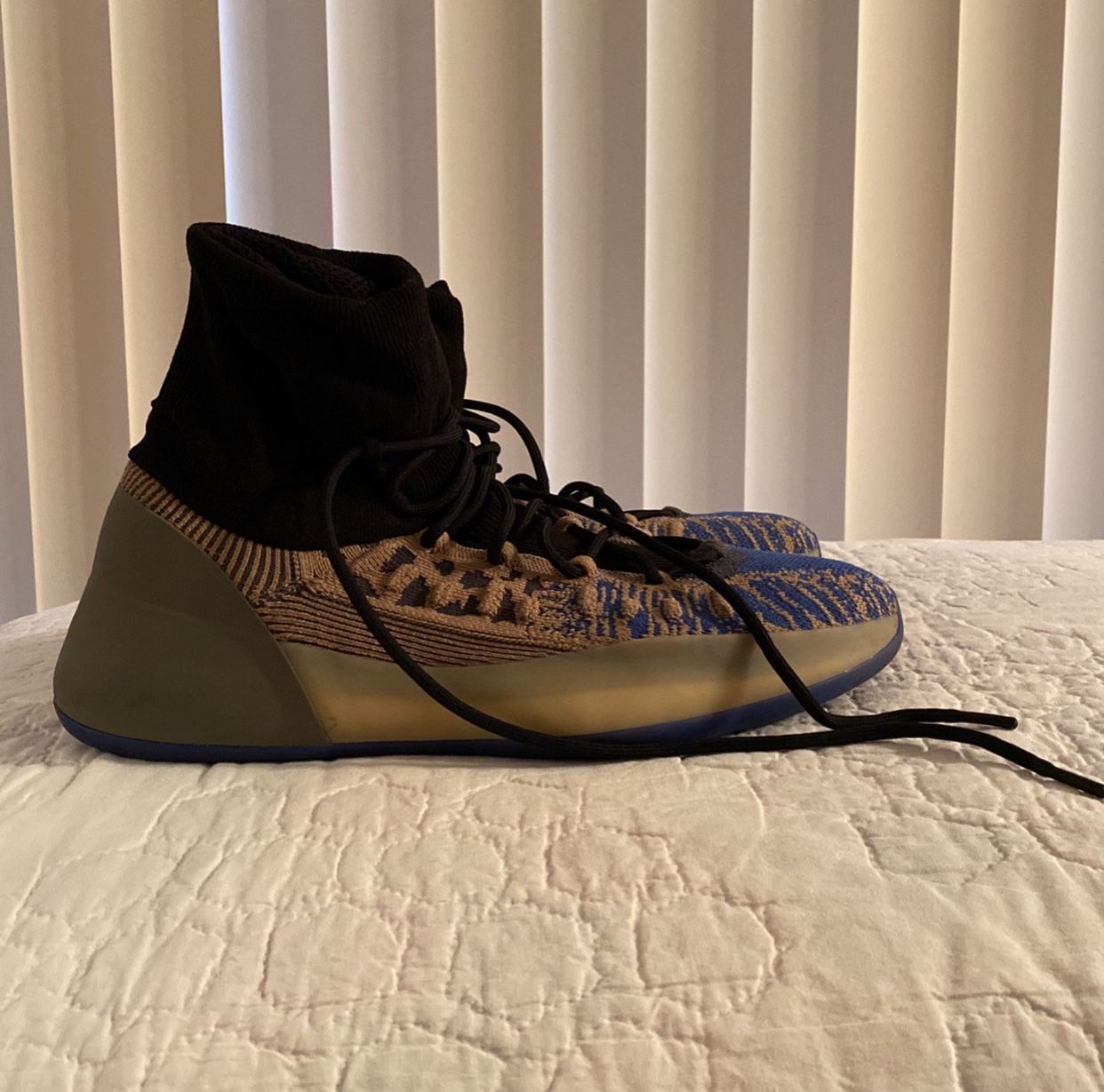 Adidas Yeezy Basketball Knit “Slate Azure” Size 13.5