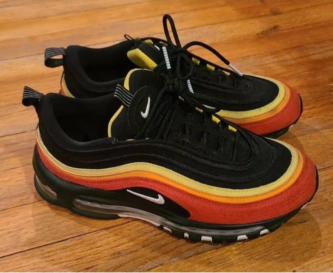 Hanshin Tigers Air Max 97 Black Chile Red Nike Air Max 97 Qs