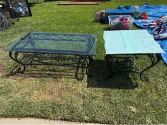 Glass Table Set