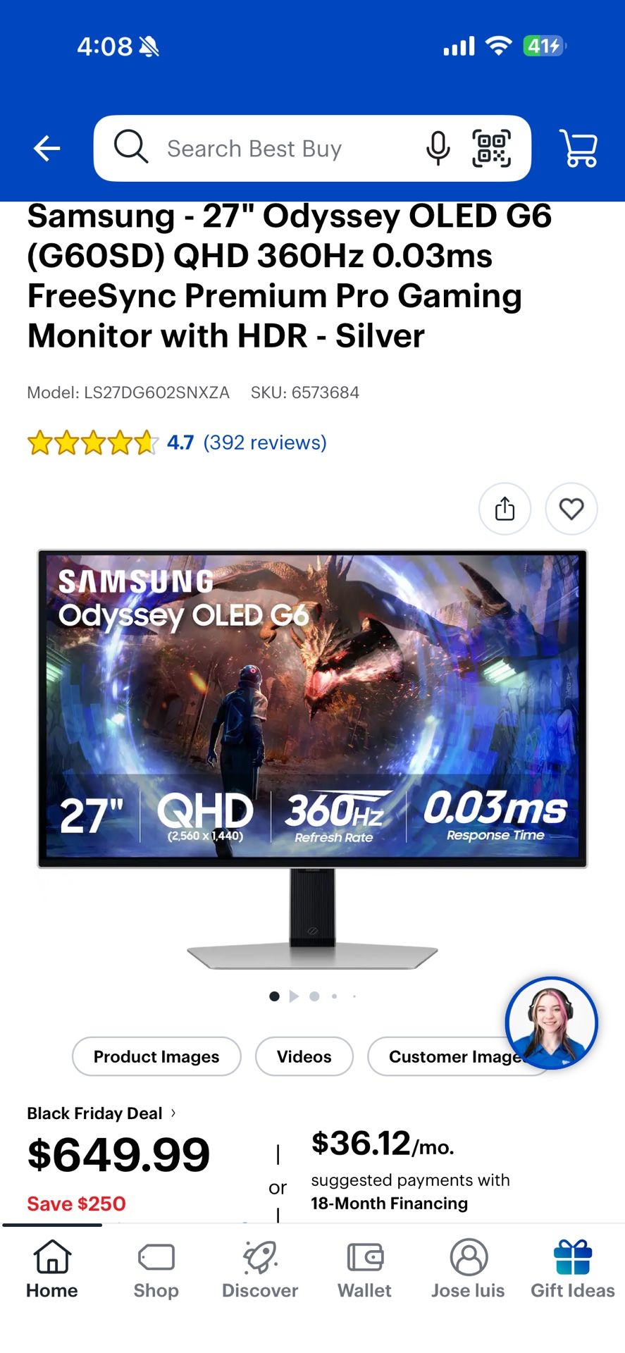 Samsung QD OLED Gaming Monitor