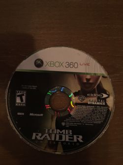 Xbox 360 tomb raider underworld