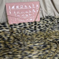 Crossi Pink Patent Leather Crossbody 