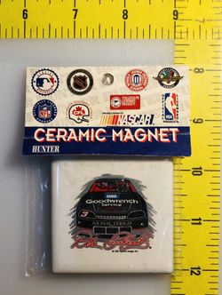 Collectible Dale Earnhardt Sr. Ceramic Magnet.