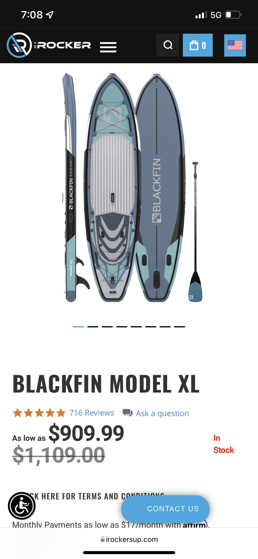 Paddle board