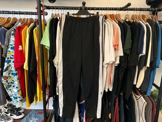 Vintage 90s Adidas Adibreak Snap Button Breakaway Track Pants