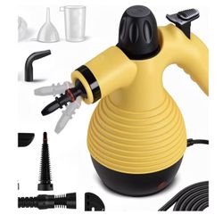 Yellow Handheld Steam Cleaner