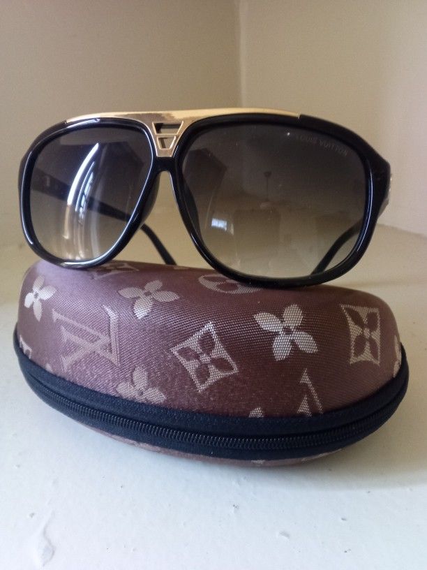 Louis Vuitton Evidence Gold Sunglasses