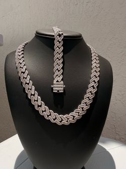 Cadena y Manilla de Plata 925