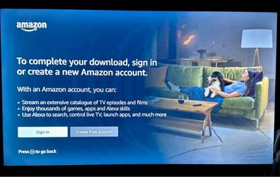 43" Toshiba Amazon fire TV