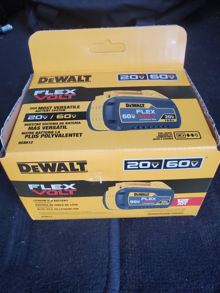 Dewalt Battery Flexvolt 12 Ah
