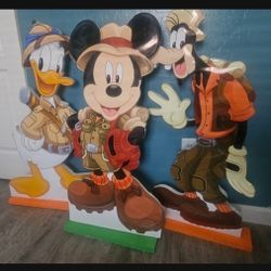 Safari Mickey Foam Stands