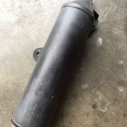 Honda400ex stock exhaust with spark arrestor