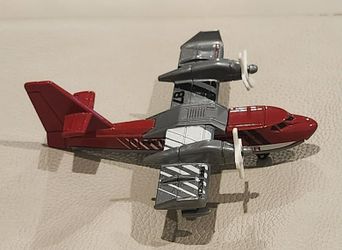Matchbox Sky Busters Blade Force Cargo Helicopter Red & Gray SB-100 Mattel