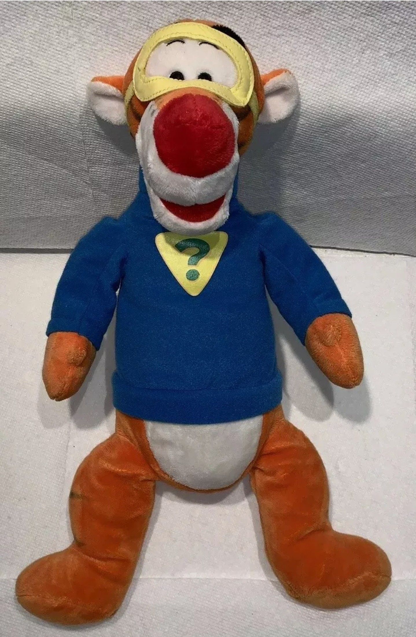 Tigger 17” Plush Super Sleuth Masked Stuffed Animal My Friends Tigger + Pooh