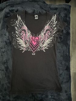 Vintage metal mulisha women shirt medium
