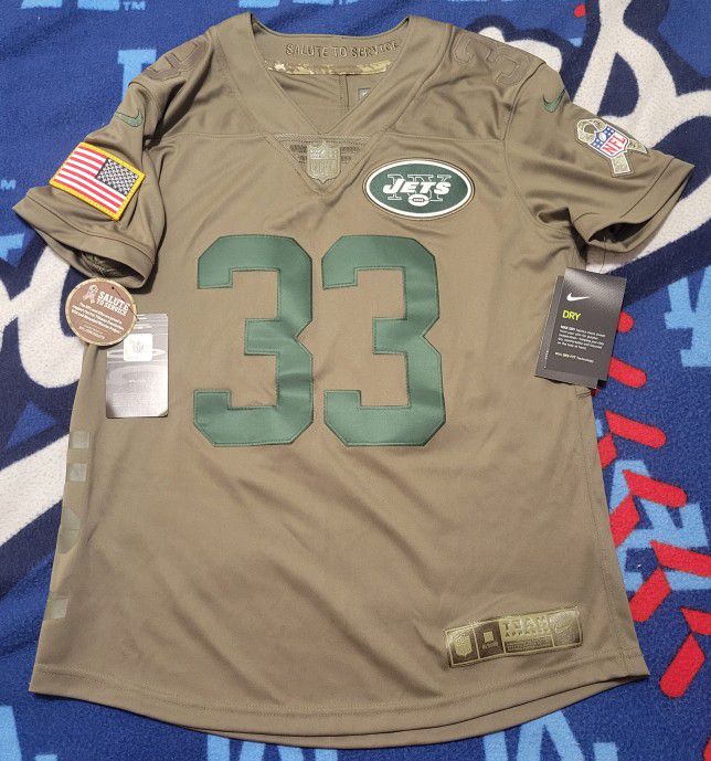 Brand New WOMEN'S 2017 NY Jets JAMAAL ADAMS Nike Salute To Service Jersey, Size Small
