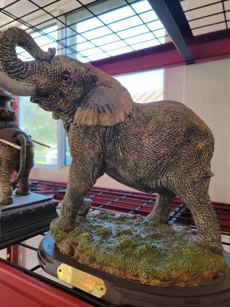 Her Majesty Elephant Statue Large Heavy