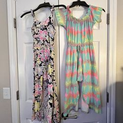 2 LITTLE GIRLS WALK-THRU DRESSES