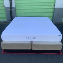 King Size Bed and Metal Frame