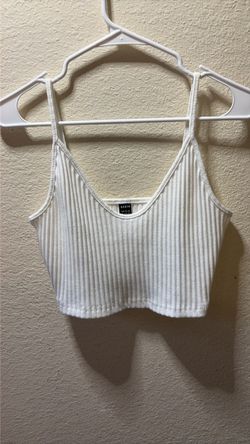 White crop top