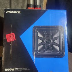 Kicker L7s 15  Blue Stitch  Dual 4 Ohm 1000 Rms Subwoofer 
