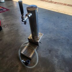 Beer Dispenser Clamp On With Drip Tray
