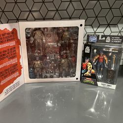 TMNT Teenage Mutant Ninja Turtles BST AXN IDW Undead Turtle 5-Inch 4-Pack With Urban Legends Casey Jones