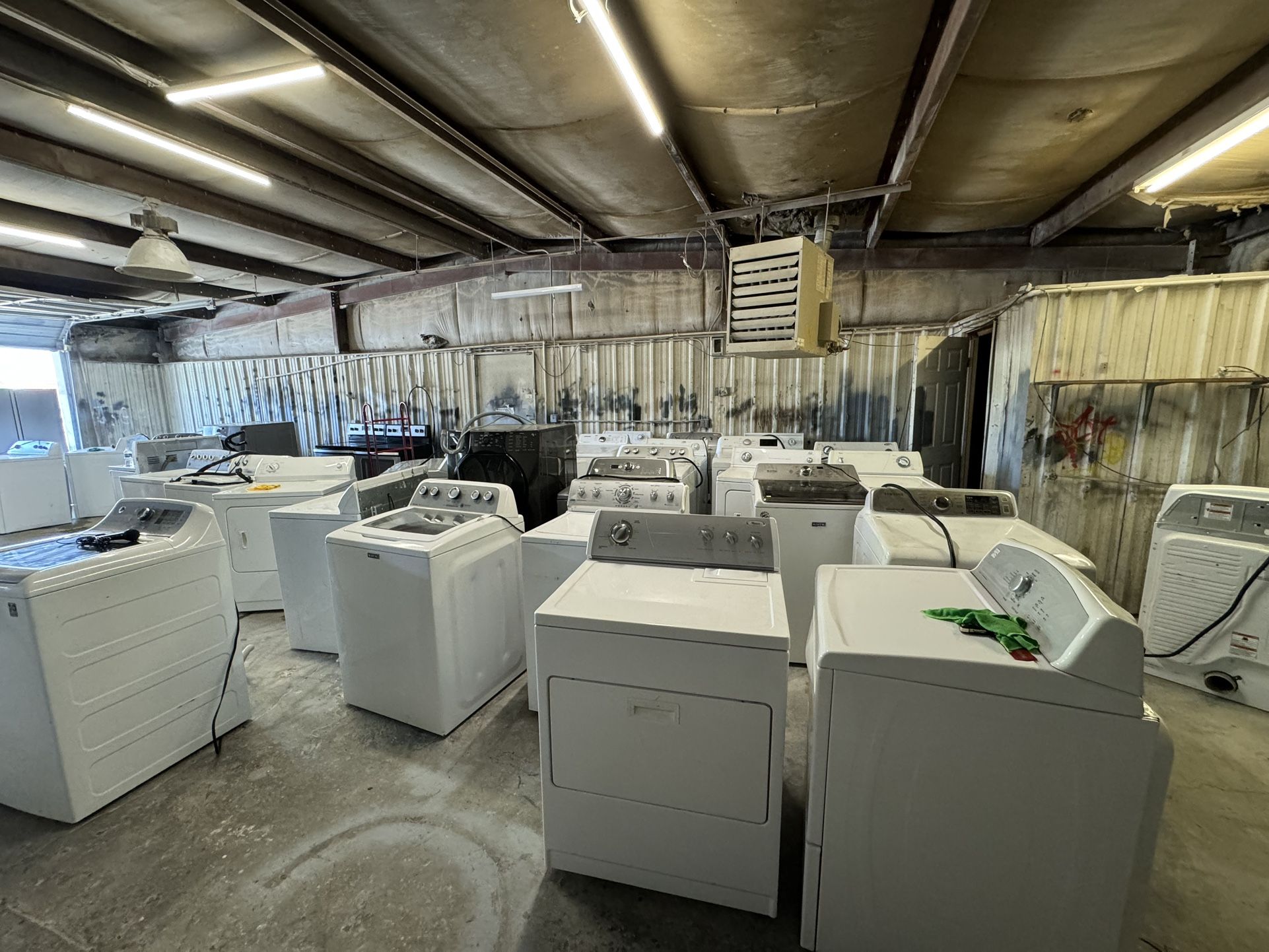 Washing machines, dryers and refrigerators