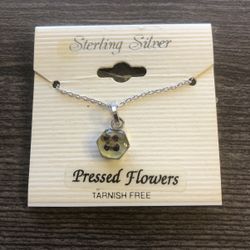 new sterling silver pendant & necklace