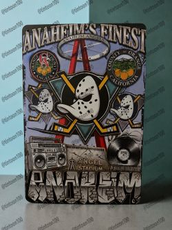 Anaheim's Finest Metal Tin Sign